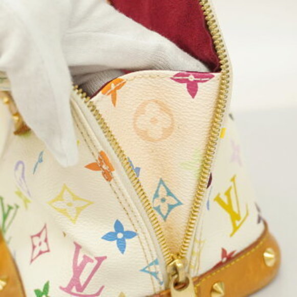 Louis Vuitton Monogram Alma Handbag Multicolor White - Picture 10 of 14